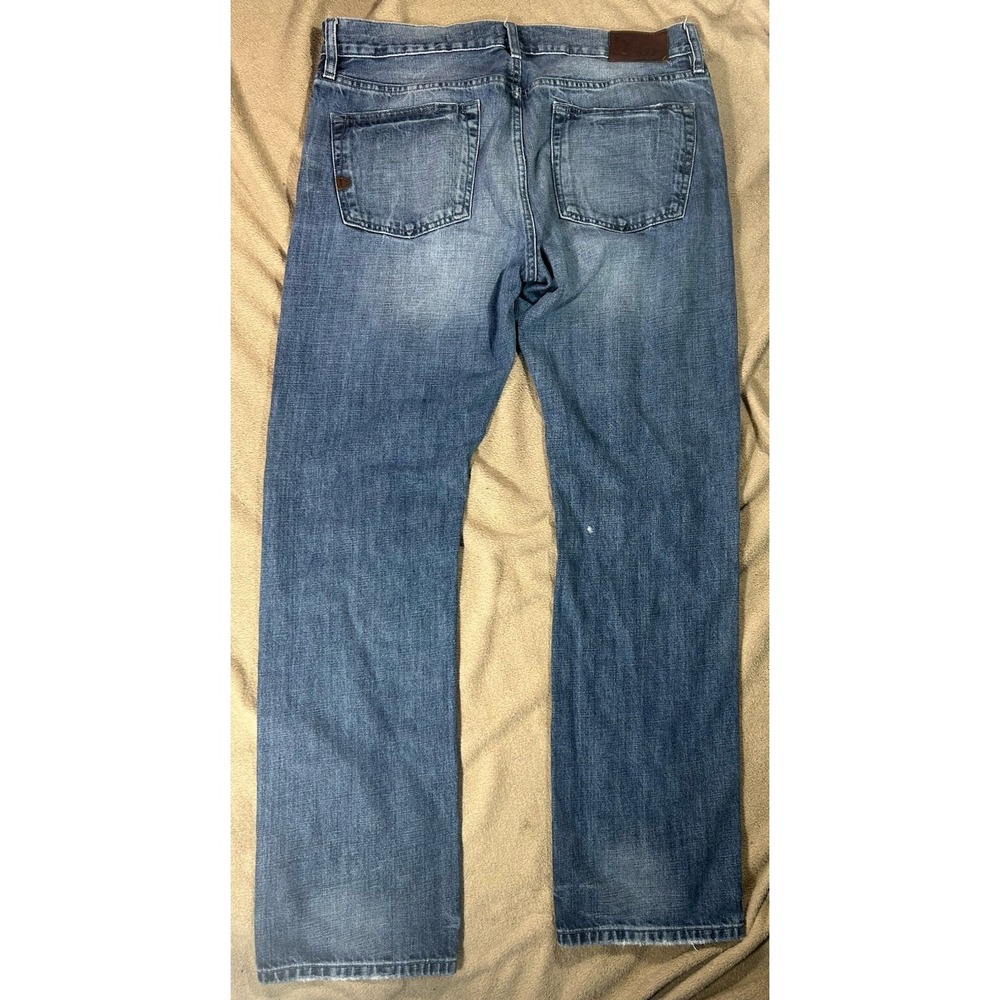 Jacob Davis UMA Jeans Womens 34 Blue Straight Leg Denim 100% Cotton - Picture 2 of 16